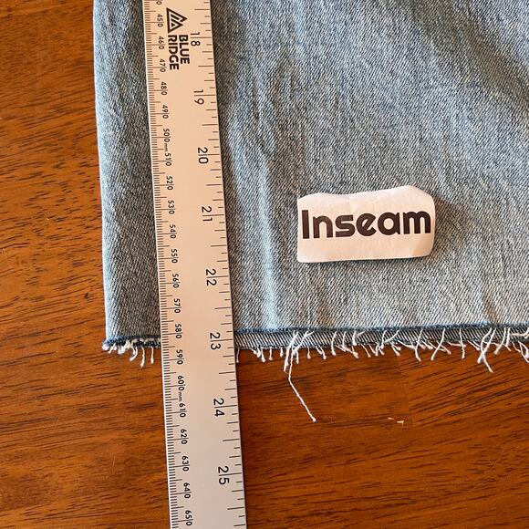 NWT Talbots Womens 22WP Plus Petite Wide Leg Crop Jean Ombre Dip Dye Frayed‎ Hem - Picture 14 of 16